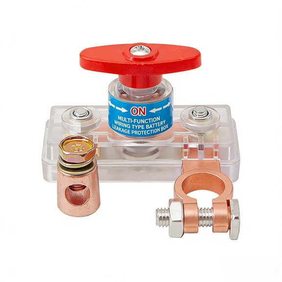 12V 24V Battery Master Power Off Switch for Cars Trucks Buses Trailers,Simple Operation, One Step Use, Save Your Time