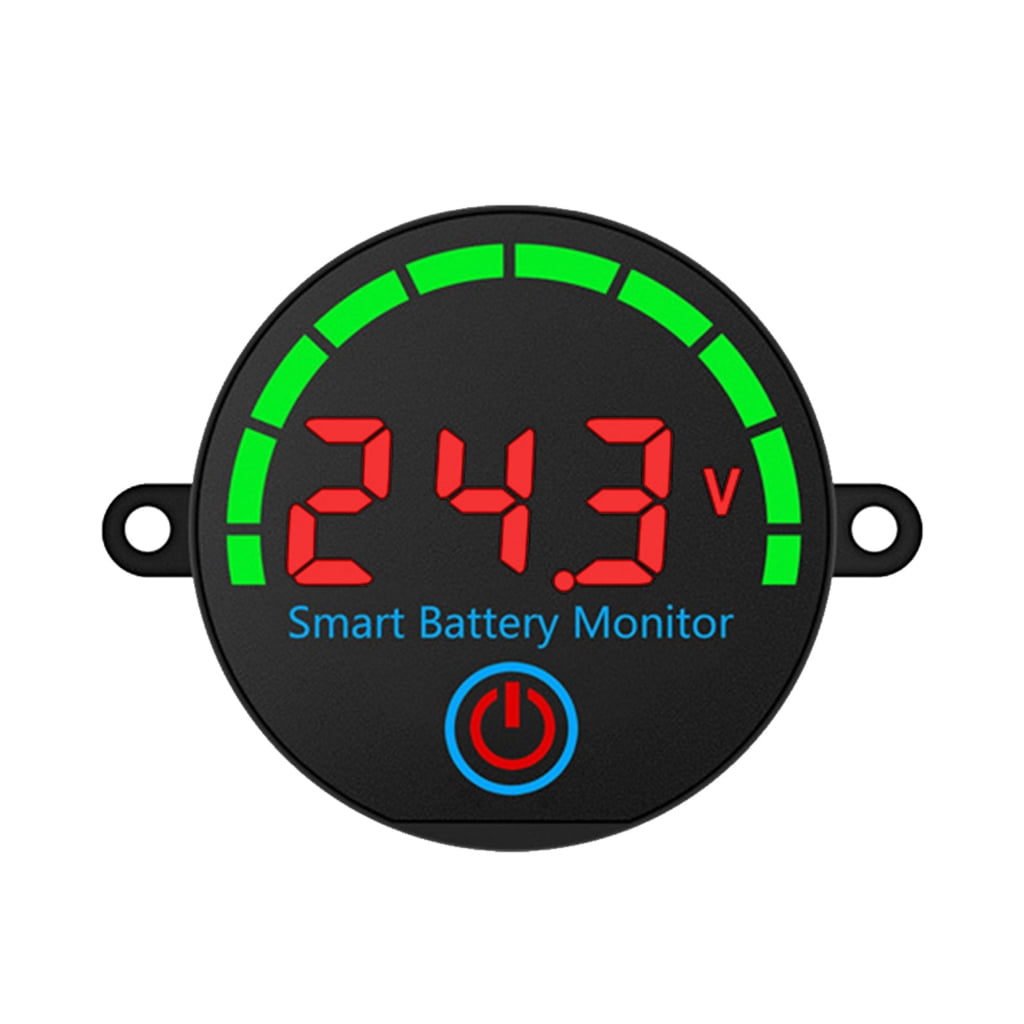 12V 24V Battery Voltage Monitor Tester With LED Display For Lithium ...