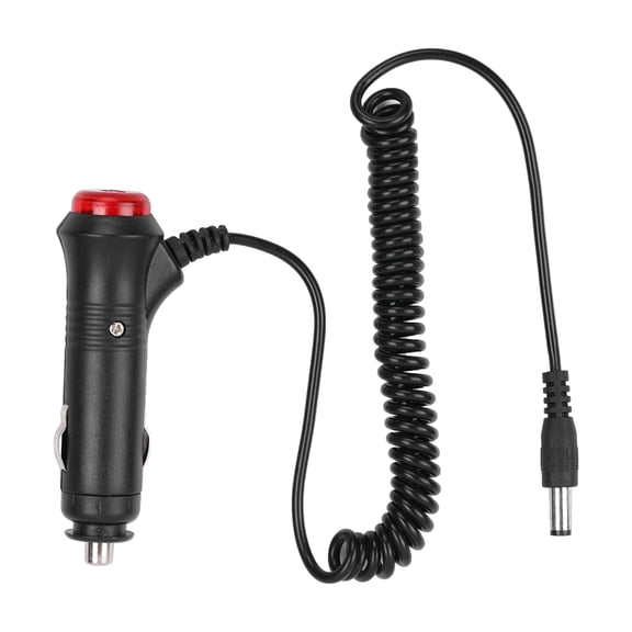 12V 24V Car Cigarette Lighter Plug Adapter Power Cable with ON Off Switch and 3A Fuse Protection