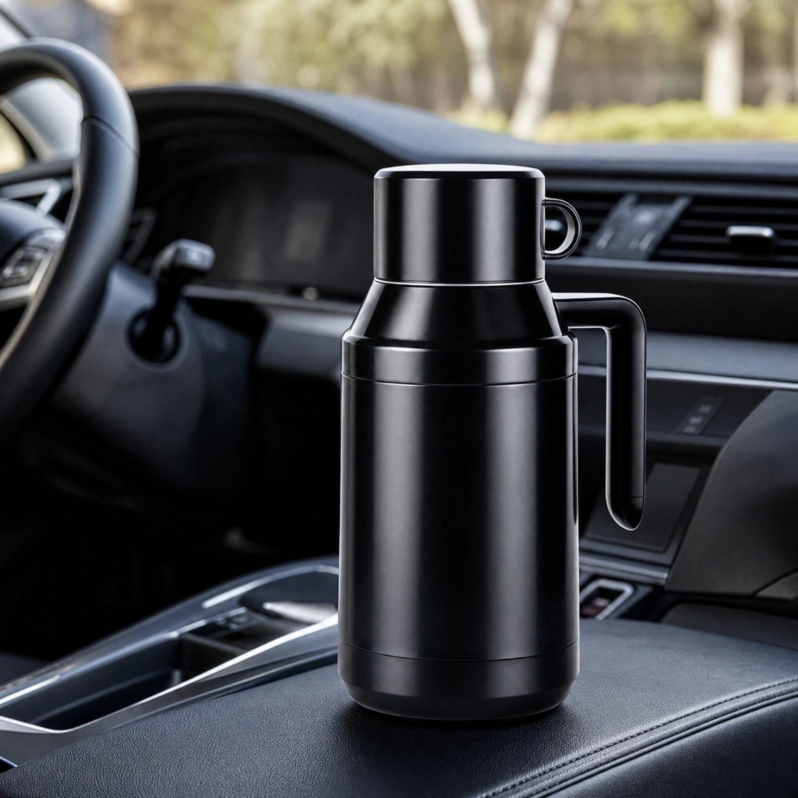 Waster Shut Off Sign 12V 24V Car Kettle, 1000ml Large Capacity Portable Water Boiler ...