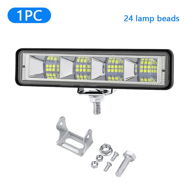 12V 24V Car Led Work Light Bar Off Road Fog Lamp 72W 84W DRL Spot Flood