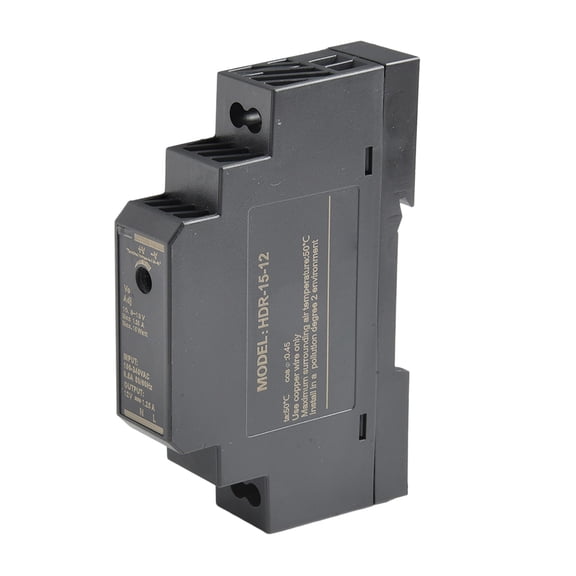 12V 24V Compact Rail Switching DC Power Supply Unit with Screw Connections