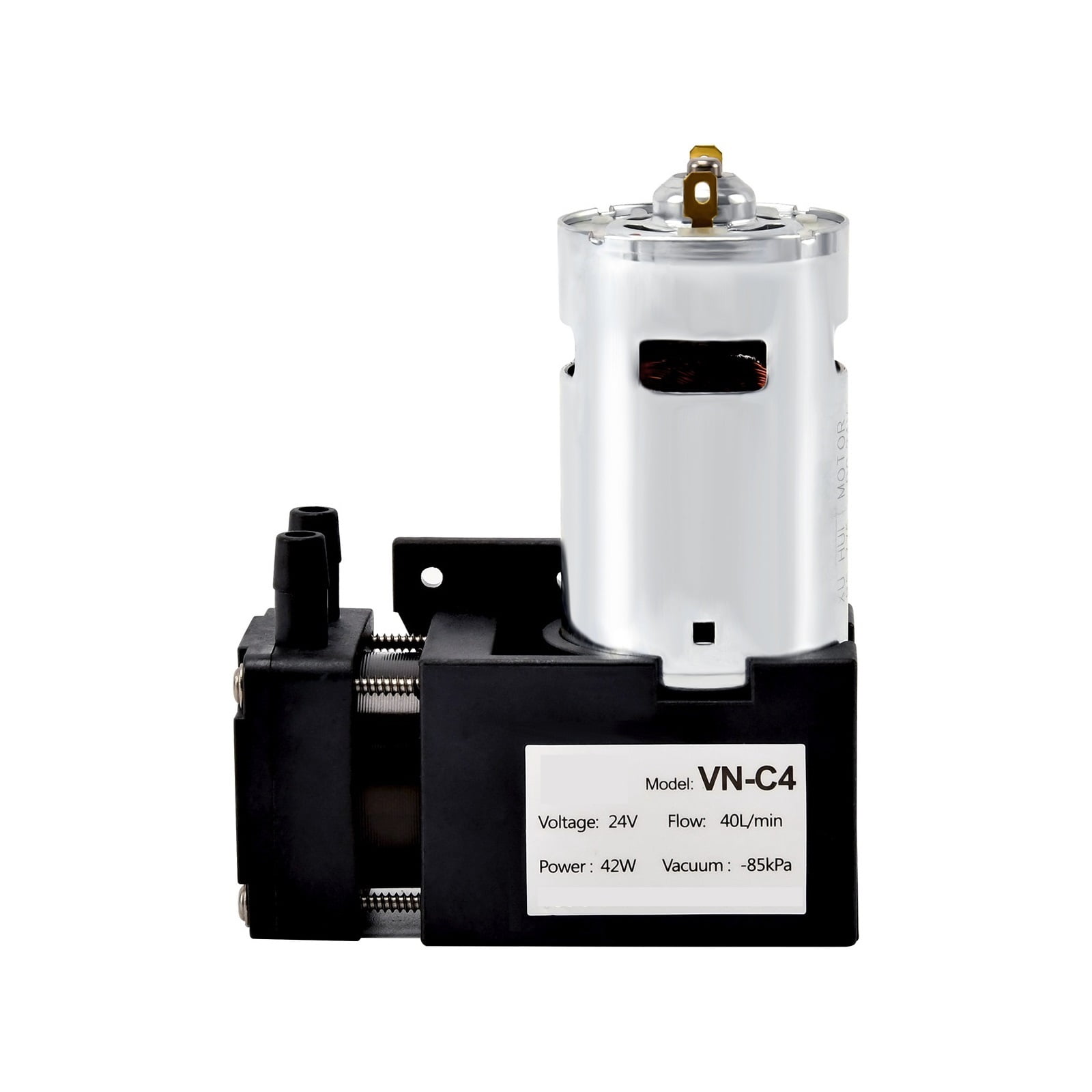 DC Diaphragm Pump, 90 Degree Angle Air Ports Micro Air Pump Low Noise Easy To Install With Relief Valve For Fish For Machinery 6v 12v 24v