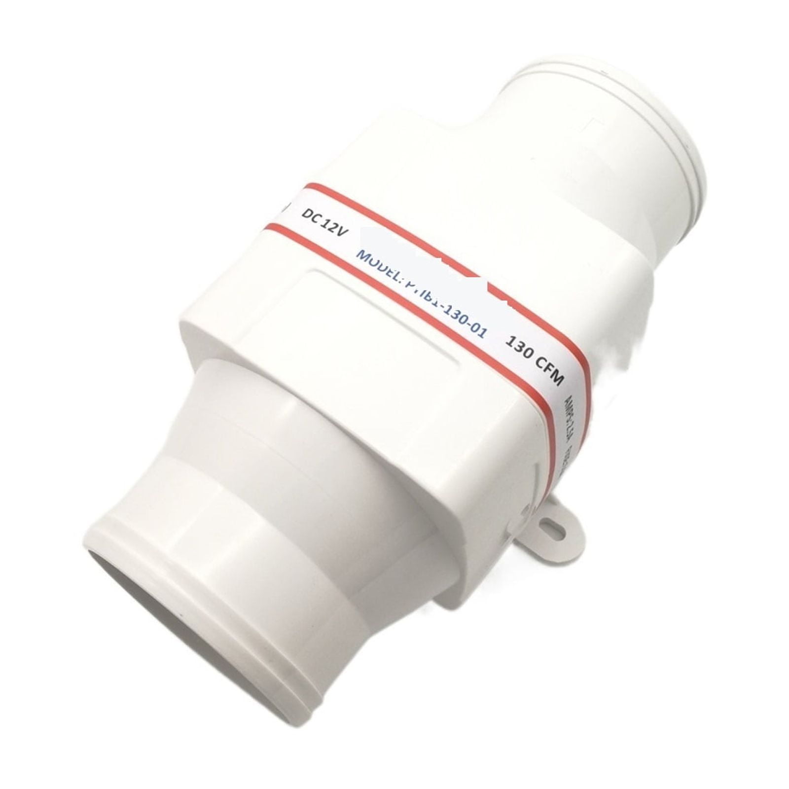 12V/24V DC Electric 3 Inch Straight 130CFM Mute Exhaust Fan Yacht RV Kitchen Cabin Exhaust Fan ,Powerful and Efficient