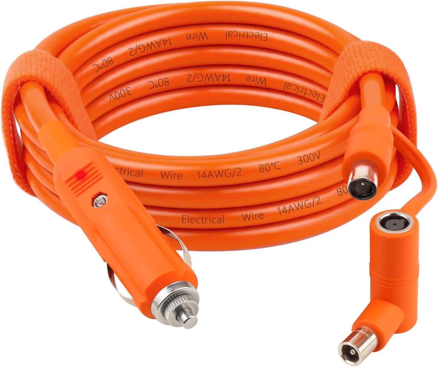 12V/24V DC Power Extension Cable with Cigarette Lighter Plug 6FT – Heavy  Duty 14AWG Cable with DC7909 Plug & DC8020 Adapter for Power Stations, 