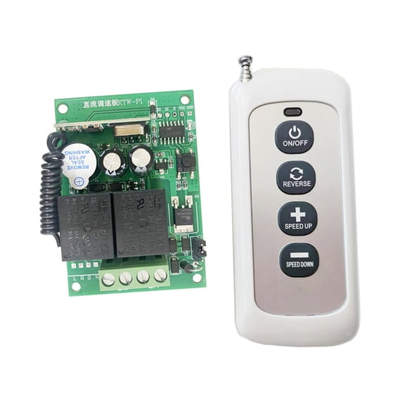 12V 24V DC Speed Regulation Wireless Remote Control Electric Dining Table Rotary Speed Regulator Table Motor Controller ,Easy to Install
