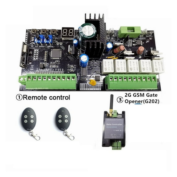 12V 24V DC Swing Gate Opener Motor Control Unit PCB Controller Circuit Board Electronic Card For Single Motor Or Double Motor ,Smart WiFi Control
