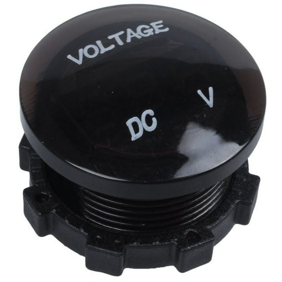 12V-24V DC Voltmeter Car Monitor LED Red Waterproof Black