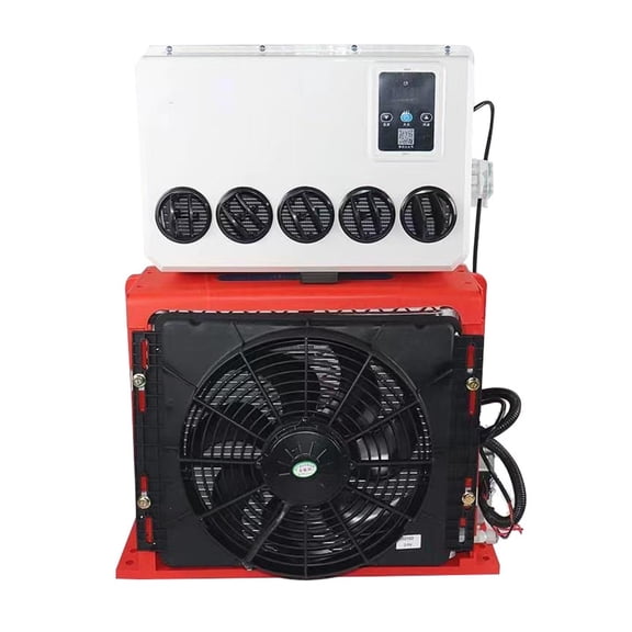 12V/24V Electric Air Conditioner For Automobile,Zero Oil Consumption Electric Air Conditioning, Vehicle Battery Air Conditioning ,Compact Design
