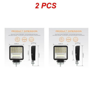 12V 24V LED Bar Offroad Spot Flood Combo LED Work Light 3030 56SMD For Truck Tractor SUV 4WD 4x4 Boat ATV Barra