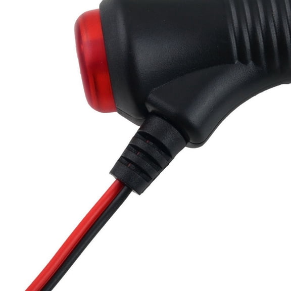 12V/24V Male Car Socket Plug Connector Adapter with Switch Cable