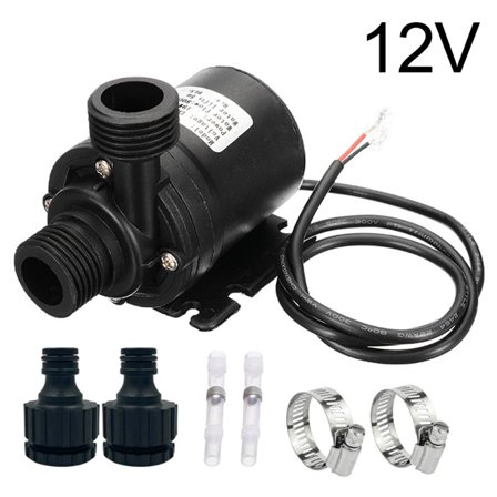 12V/24V Mini Brushless Submersible Pump Ceramic Pump Core 800 L/H, 5 M Lift, Mini Submersible Water Pump For Aquarium, Pond