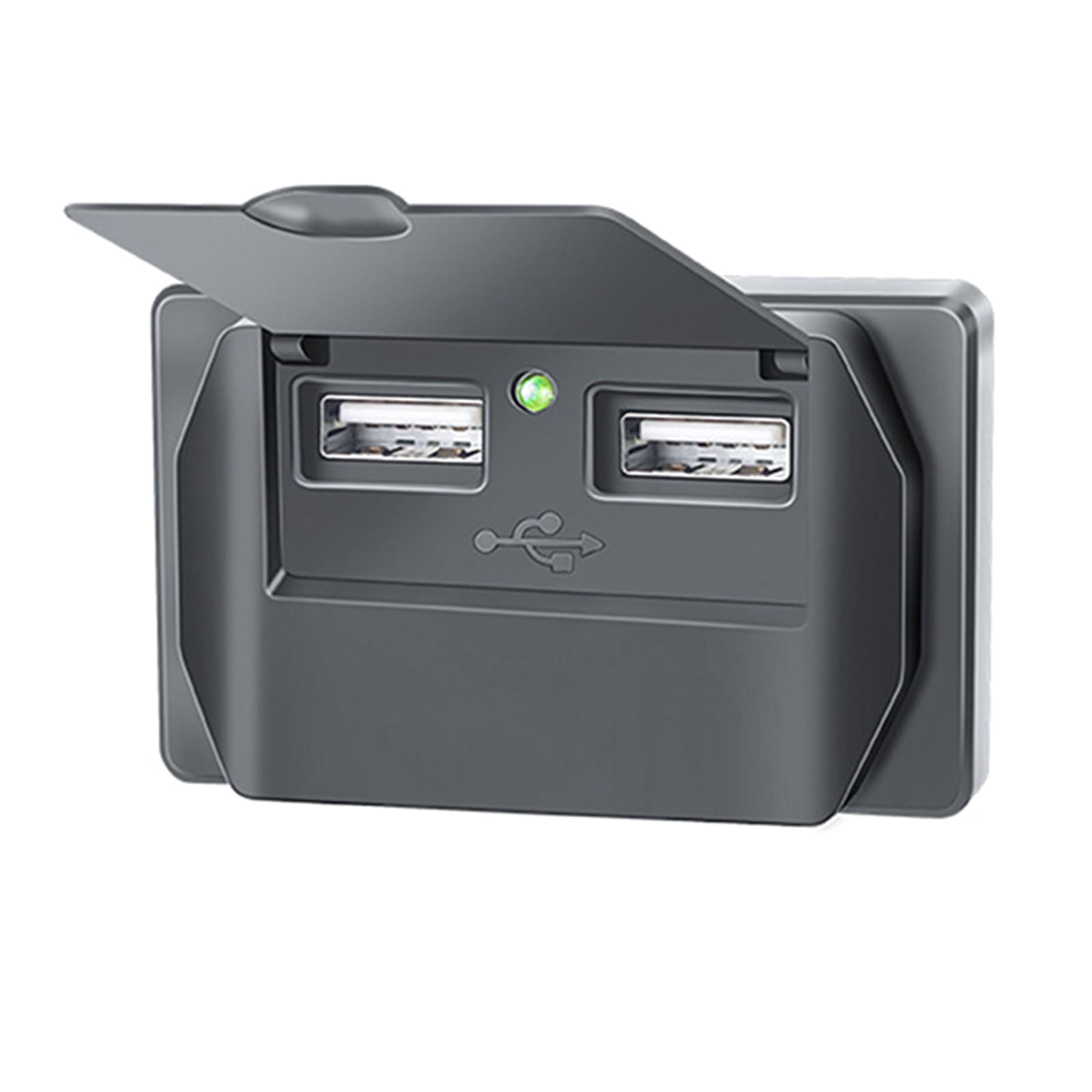 12V/24V RVs USB Outlet with Dust Cover, PD Type C & QC3.0 USB Port ...