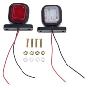 12V 24V Turn Signals Clearance Light Truck Side Marker Light Side Marker Indicators Lamp Rear Brake Light for Trailer
