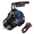 12V/24V USB Outlet Quick Charge 3.0 Dual USB Car Charger Socket with
