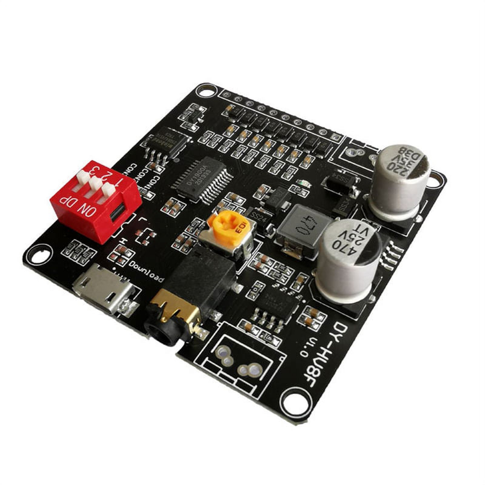 12V/24V Voice Playback Module Serial Port Control Playback 10W/20W ...
