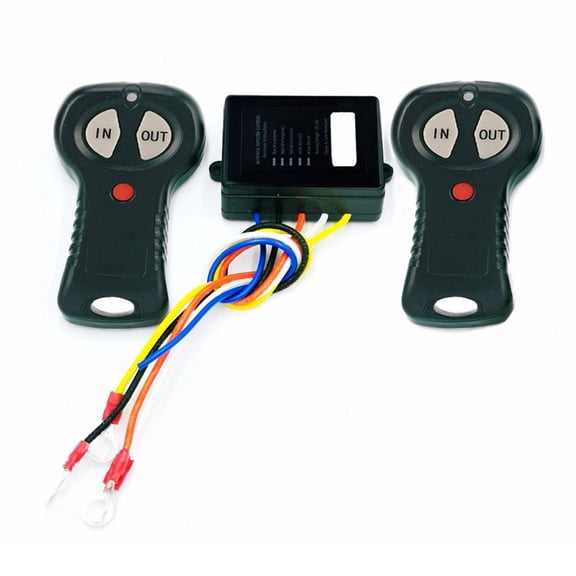 12V 24V Wireless Winch Remote Control Kit, Car Remote Control Receiver