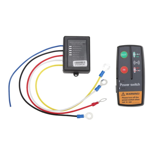 12V 24V Wireless Winch Remote Control Kit for Truck ATV SUV - Durable Handset Switch Controller 50 Feet Range