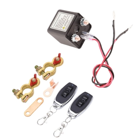 12V 250A Car Remote Battery Disconnect Switch With Wireless Control For Cars Small Trucks Agricultural Vehicles