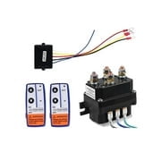 12V 250A Winch Contactor Solenoid Relay with Twin Remote Control Kit
