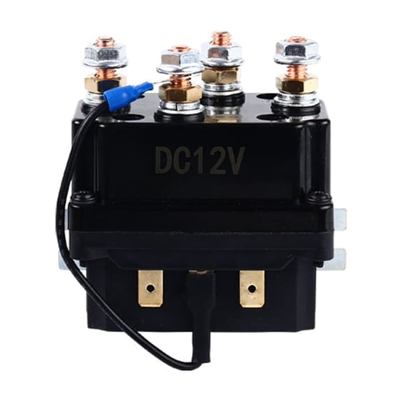 12V 250A Winch Relays Practical Solenoid Winch Control Box Contactor Winch Control Solenoid Relays Contactor Enduri
