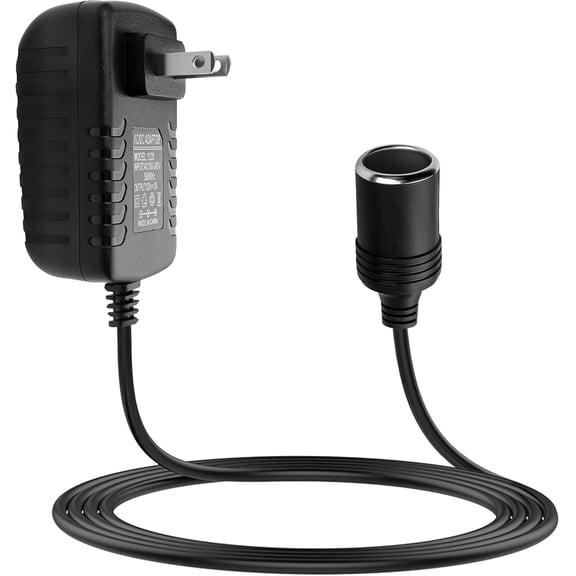 12V 2A 24W AC to DC Converter Car Outlet Adapter, Car Cigarette Lighter Adapter to Wall Plug, Power Adapter for Car Electronics, Portable Devices (Not for High-Power ToolsMax 24W/2A