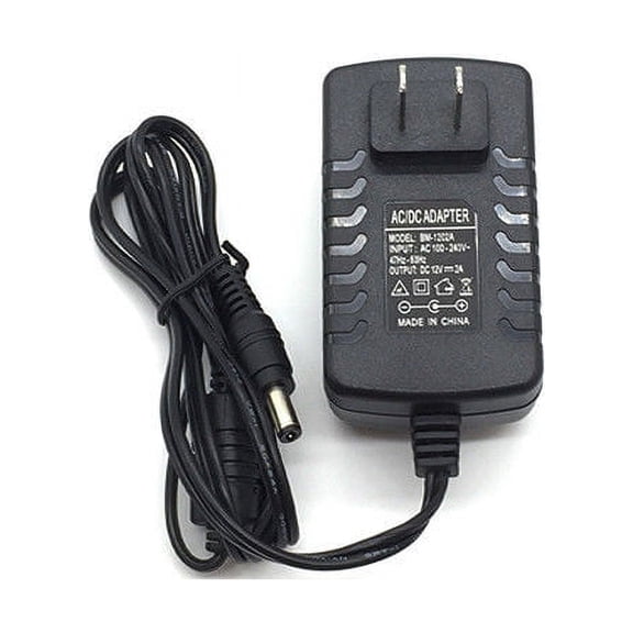 AC/DC 110V Home Wall to 12V 2A Adapter Charger Switch Power Supply Cord Cable Tip Plug size 5.5mm x 2.5mm