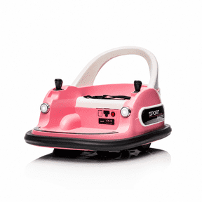 12V 2WD Kids Ride On Bumper Car for Ages 1.5–5, Electric Toy Vehicle with Remote Control, LED Lights, Bluetooth, 360° Spin, Anti-Collision Padding & 5-Point Safety Belt