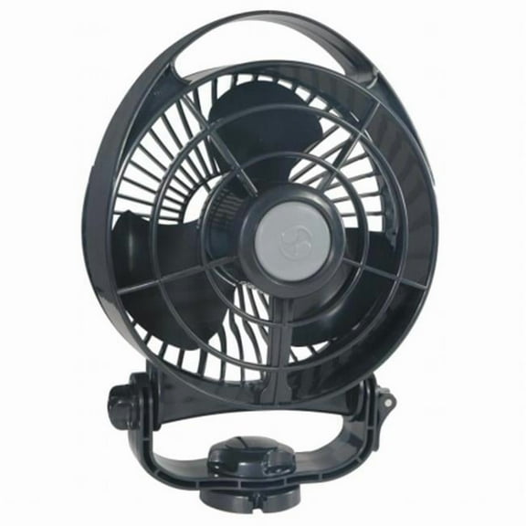 12V 3-Speed 6 in. Marine Fan - Black