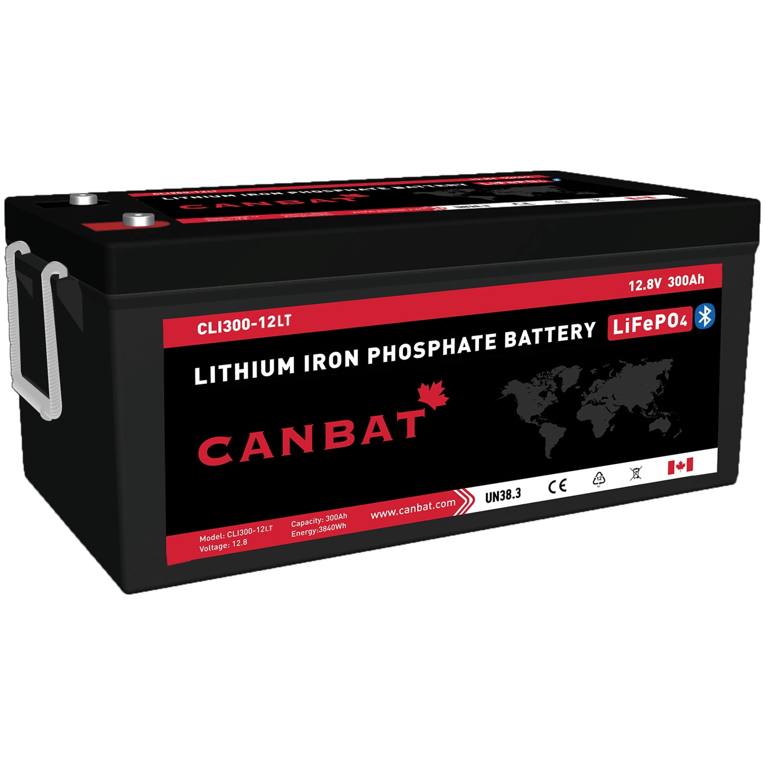 12V 300Ah Cold Weather Lithium Battery (LiFePO4)