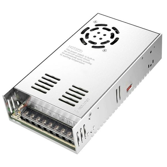 12V 30A 360W 110V AC to DC Regulated Universal Switching Power Supply,Transformer Adapter LED Driver for LED Strip Light,1 * 24v dc power supply