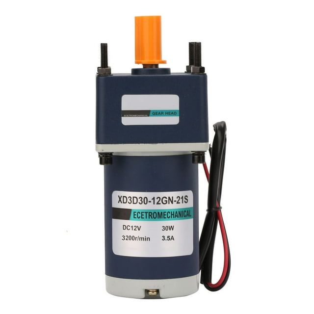 12V/30W Electric Permanent DC Gear Motor 3000/3200RPM Reduction