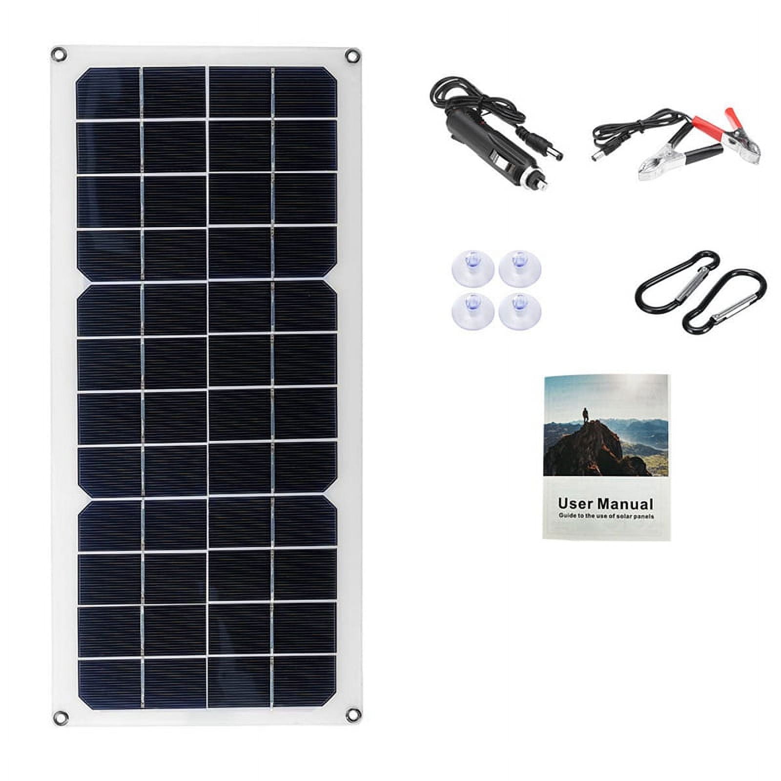 12V 30W Solar Panel Car Van Boat Caravan Trickle Portable Battery Charger Solar Charging Panel