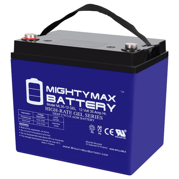 12V 35AH GEL Replacement Battery for Pride Jazzy Select Traveller