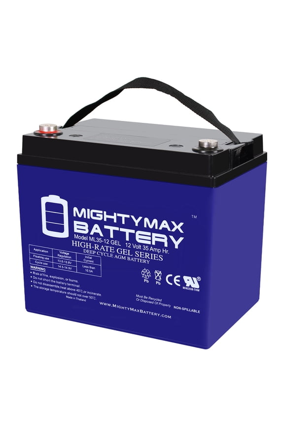 12V 35AH GEL Replacement Battery compatible with Minn Kota Sevylor Light Trolling