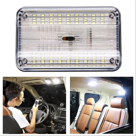 12V 36-LED Car Vehicle Interior White Light Dome Roof Ceiling Reading Trunk Lamp Replacement Lighting Accessory