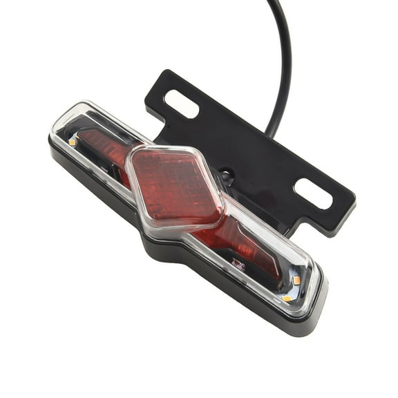 12V/36V-60V Lithium Ion Bicycle Taillight Turn Signal Light Night Riding Cue Rear Rack Lamp E-Bike Light Accessories