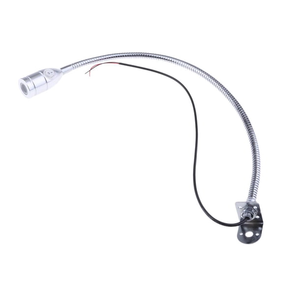 12V 3W Reading Light Built-in Button Switch Minimalist Flexible Gooseneck LED