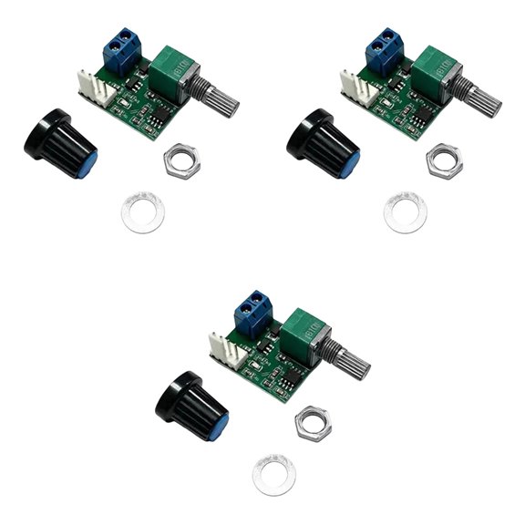 12V 4-Pin Cooling Fan Controller for Manual Speed and Power Control