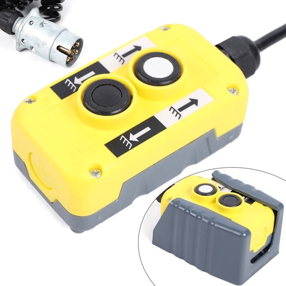 12V 4 Wire Dump Trailer Remote Control Switch For Double-Acting Hydraulic Pumps
