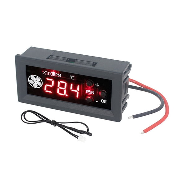 12V 4 Wire Fan Speed Controller Module Noises reduction Low Controllers Temperature Controlled Governor Enduring