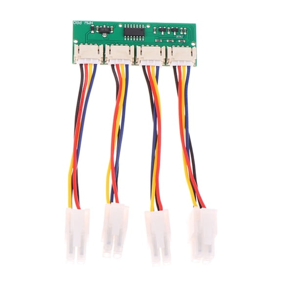 12V 4 in 1 Fast Speed Fan Simulators Emulators PC Fan Speed Controller for Antminer S21 S19K Pro Desktop Cooling