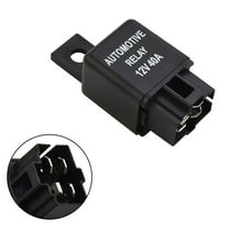 12V 40A Car Relay Auto Van Boat Bike 4-Pin Spst Alarm Relay For Remote- Starts Hid Headlights- Pop- Doors- Trunk- Releases S