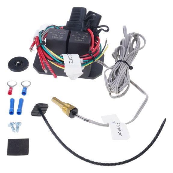 12V 40A Digital Radiator Fan Controller Switches Set to Maintain Optimal Engine Temperature During Driving
