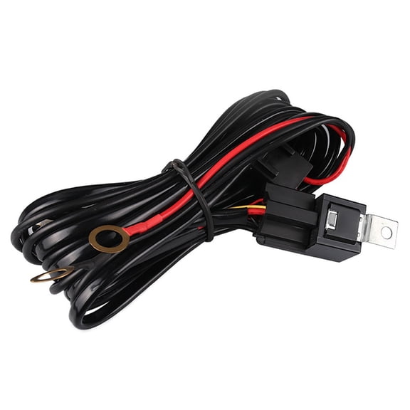 12V 40A Relay Wiring Kit With 2 Leads For LED Work Lights And Light Bars Up To 180W