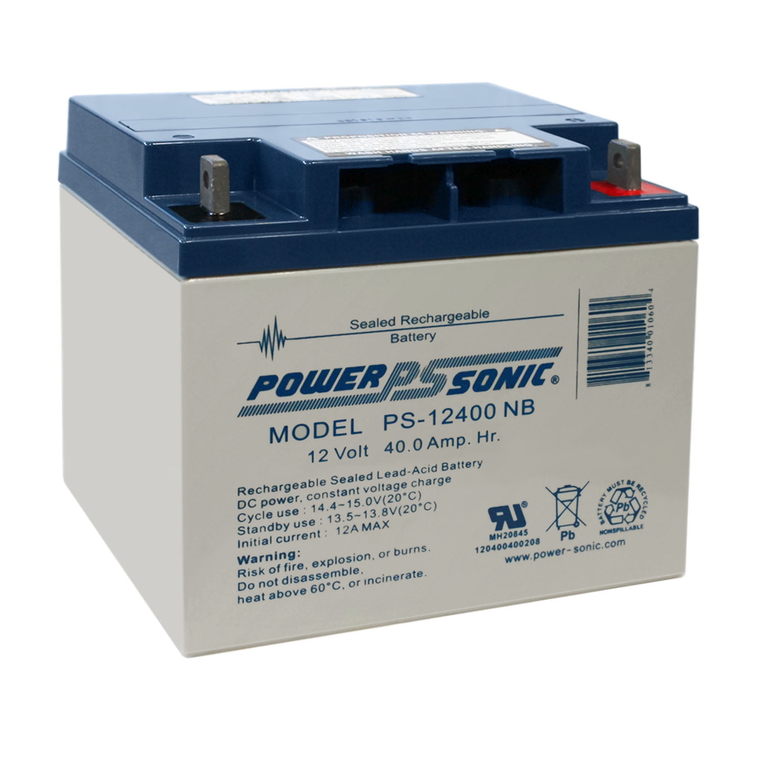 12V 40Ah SLA Replacement Battery for MK M40-12 SLD M