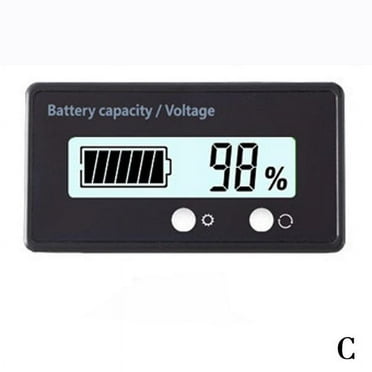 12V-48V LCD Battery Capacity Indicator Digital Voltmeter Voltage Tester Monitor V1X1