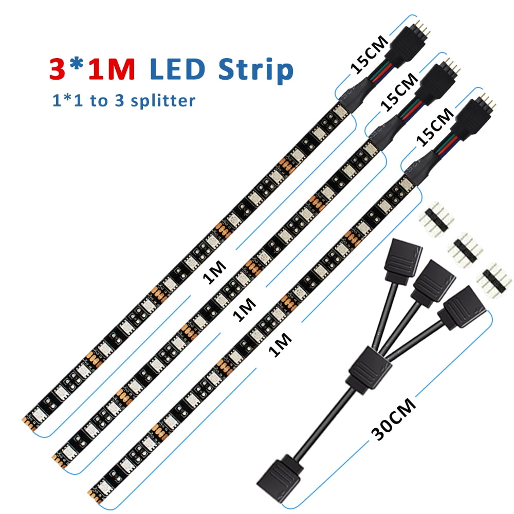 Led 4pin 12V 4Pin RGB LED Strip Light IP30 IP65 5050 ARGB Aura Sync Motherboard ...