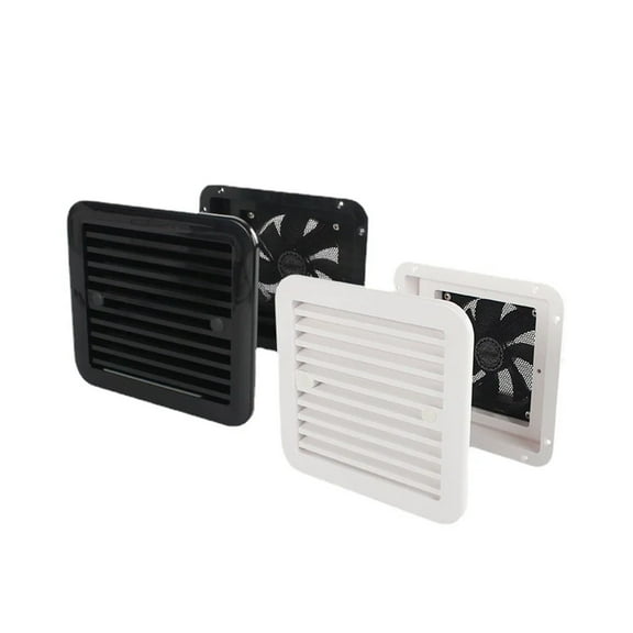 12V 4W Fridge Vent With Fan For RV Trailer Caravan Side Air Strong Wind Exhaust Automobile Accessories Car Styling Camper ,Easy to Use