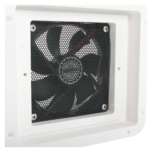 12V 4W Fridge Vent with Fan for RV Trailer Caravan Side Air strong wind exhaust Automobile Accessories Car Styling Camper ,Easy Installation